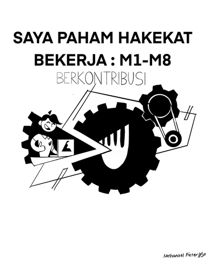 SAYA PAHAM HAKEKAT BEKERJA - BERKONTRIBUSI