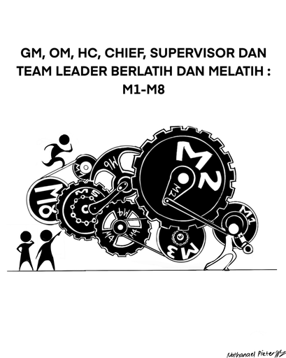 GM, OM, HC, CHIEF, SUPERVISIOR, DAN TEAM LEADER BERLATIH DAN MELATIH